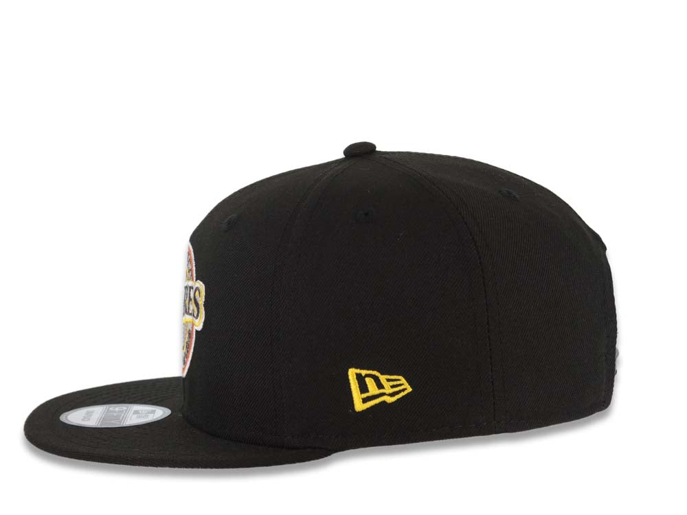San Diego Padres New Era MLB 9FIFTY 950 Snapback Cap Hat Black Crown/Visor Team Color Baseball Club Retro Logo 1992 All-Star Game Side Patch