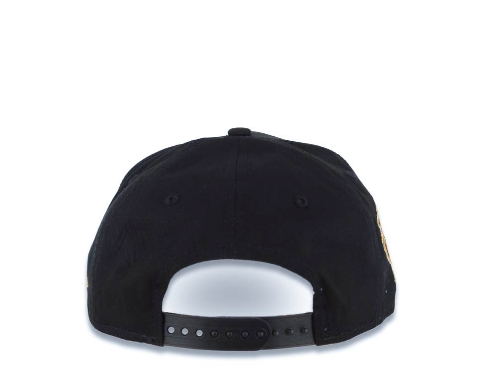San Diego Padres New Era MLB 9FORTY 940 Adjustable A-Frame Cap Hat Black Crown/Visor Maroon Swinging Friar Logo 25th Anniversary Side Patch