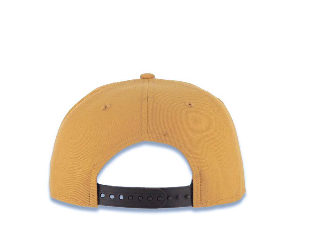 Mexico New Era 9FIFTY 950 Snapback Cap Hat Tan Crown/Visor Brown/Tan Logo Brown UV