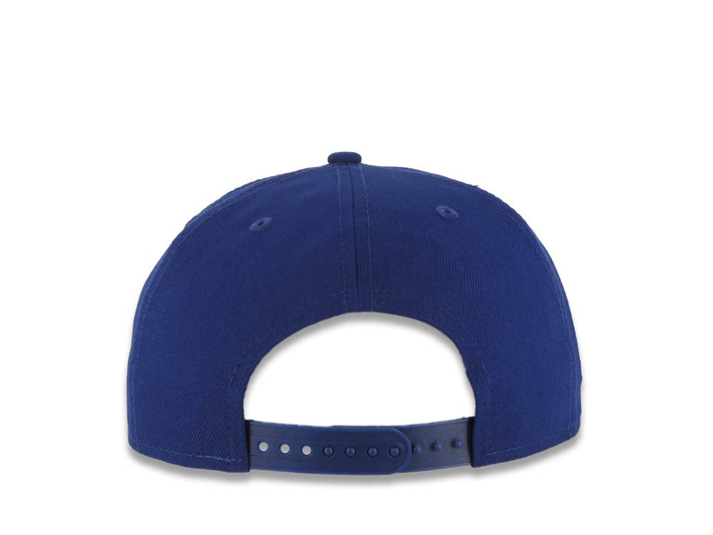 Los Angeles Dodgers New Era MLB 9FIFTY 950 Snapback Cap Hat Royal Blue Crown/Visor White Upside Down Logo 60th Anniversary Side Patch Gray UV