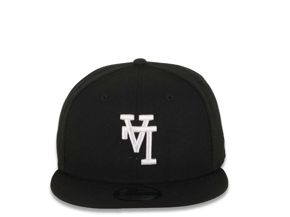 Los Angeles Dodgers New Era MLB 9FIFTY 950 Snapback Cap Hat Black Crown/Visor White Upside Down Gray UV