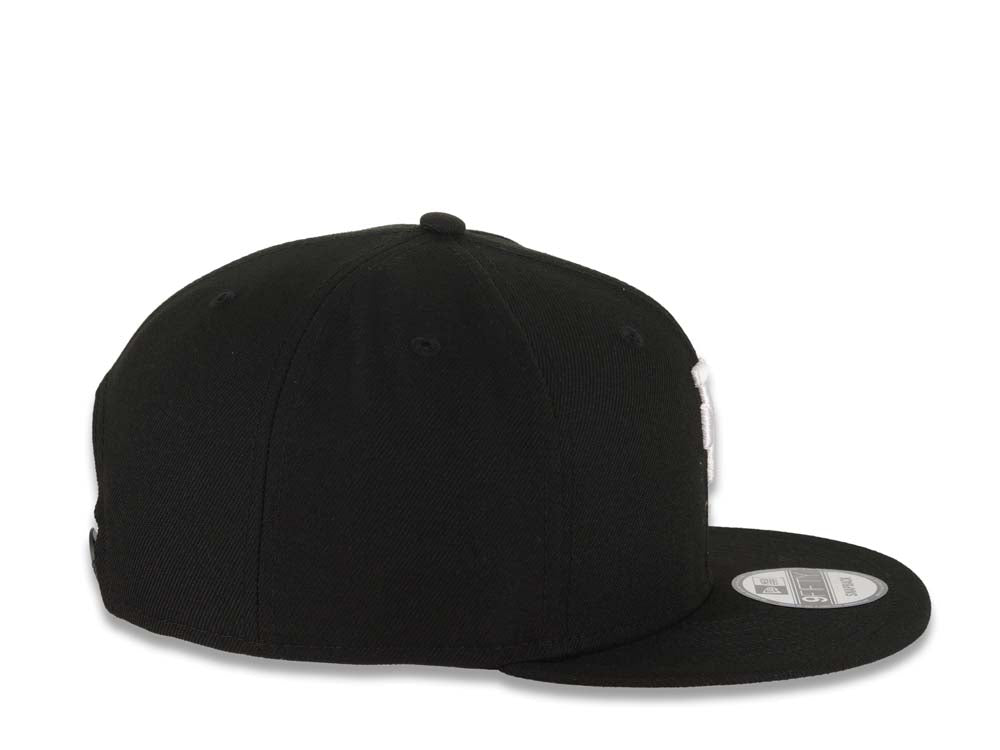 Los Angeles Dodgers New Era MLB 9FIFTY 950 Snapback Cap Hat Black Crown/Visor White Upside Down Gray UV