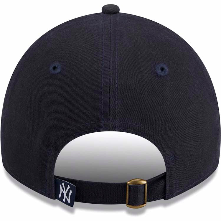 New York Yankees New Era MLB 9TWENTY 920 Adjustable Cap Hat Navy Blue Crown/Visor White Logo (Game Day Bloom Flower)