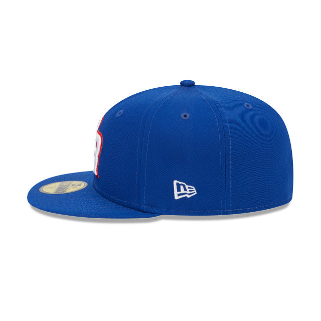 Puerto Rico New Era WBC World Baseball Classic 59FIFTY 5950 Fitted Cap Hat Royal Blue Crown/Visor White/Red Logo