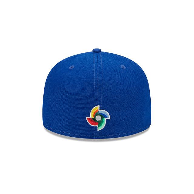 Puerto Rico New Era WBC World Baseball Classic 59FIFTY 5950 Fitted Cap Hat Royal Blue Crown/Visor White/Red Logo