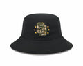 San Diego Padres New Era MLB Bucket Cap Hat Black Crown/Visor Camo Logo (2024 Armed Forces Day)