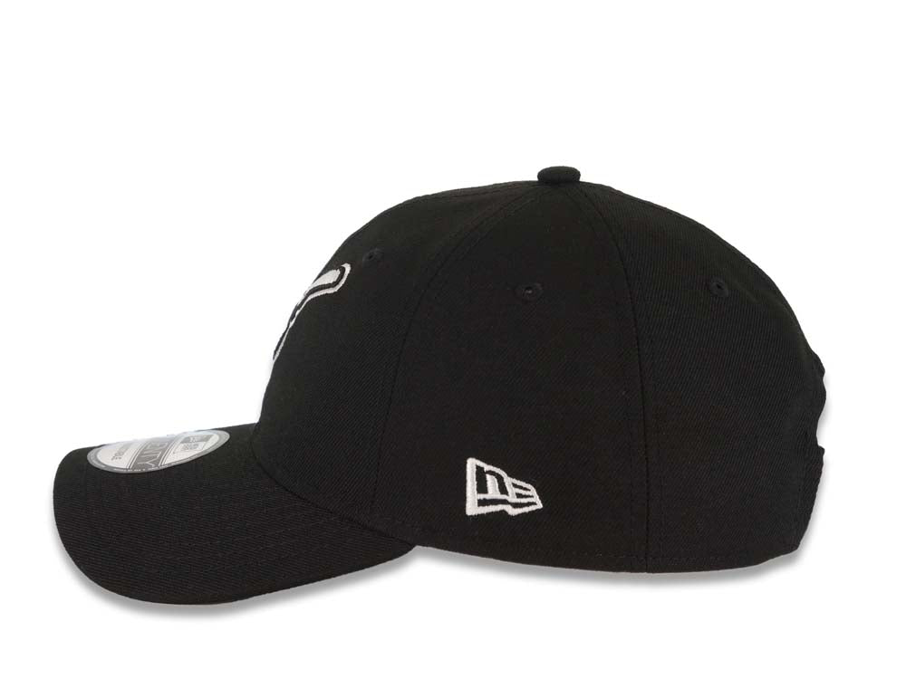 San Diego Padres New Era MLB 9TWENTY 920 Adjustable Cap Hat Black Crown/Visor Black/White Swinging Friar Logo