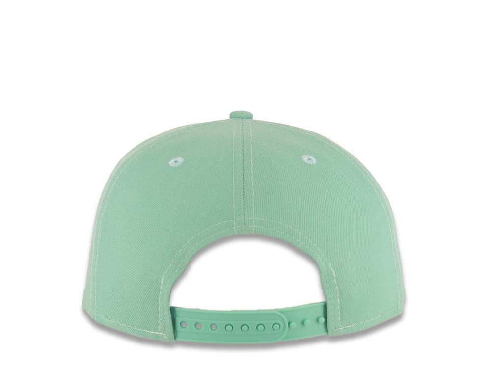 (City Connect Color) San Diego Padres New Era MLB 9FIFTY 950 Snapback Cap Hat Light Teal Crown/Visor Magenta Gray UV