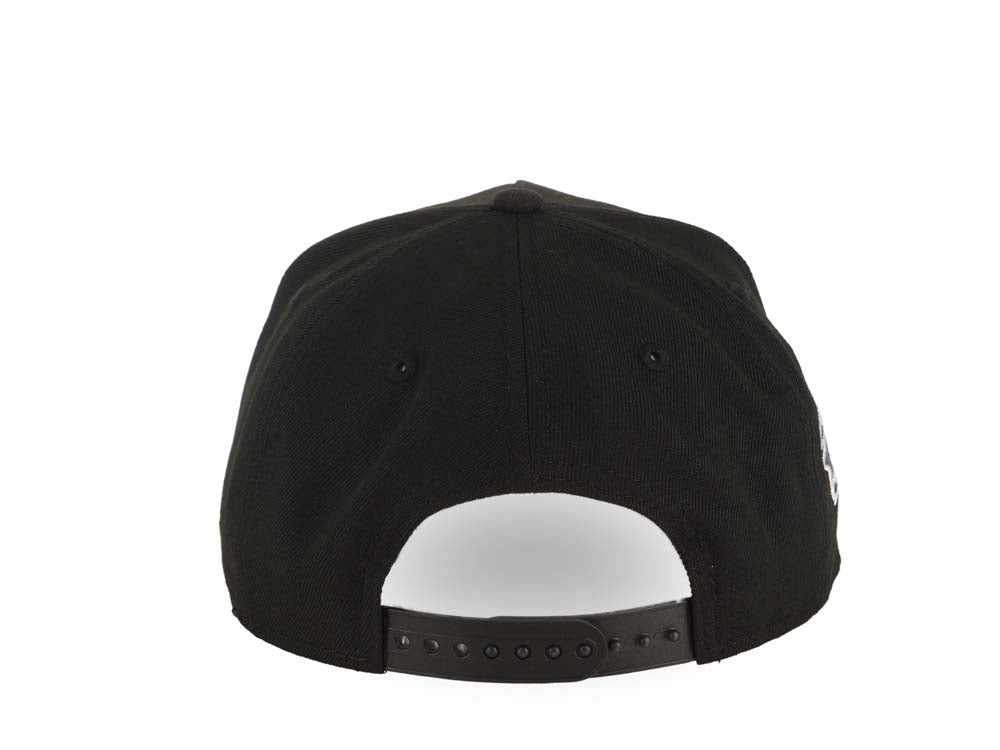 San Diego Padres New Era MLB 9FORTY 940 Adjustable A-Frame Cap Hat Black Crown/Visor White Logo With Palm Tree 1998 World Series Side Patch Gray UV