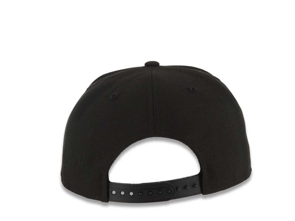 Los Angeles Dodgers New Era MLB 9FIFTY 950 Snapback Cap Hat Black Crown/Visor White Logo With Palm Gray UV