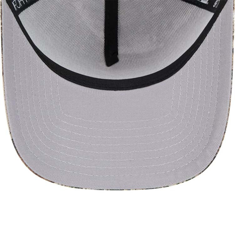Atlanta Braves New Era MLB 9FORTY 940 A-Frame Adjustable Snapback Cap Hat Real Tree Camo Crown/Visor White Logo
