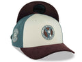 (Corduroy) Xolos de Tijuana New Era Liga MX 9FORTY 940 Adjustable A-Frame Cap Cream/Teal Crown Maroon Visor Teal/Maroon Logo Club Tijuana Side Patch