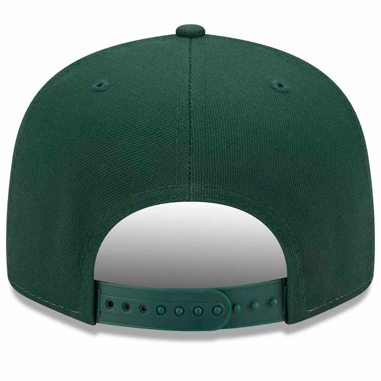 (City Connect) Colorado Rockies New Era MLB 9FIFTY 950 Snapback Cap Hat White/Dark Green Crown Dark Green Visor Purple/Sky Blue/Orange Logo