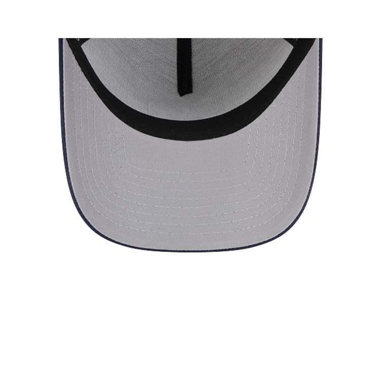 Los Angeles Dodgers New Era MLB 9FORTY 940 Adjustable A-Frame Cap Hat Khaki Crown Navy Blue Visor Navy Logo (2024 City Connect)