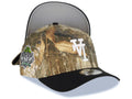 Los Angeles Dodgers New Era MLB 9FORTY 940 Adjustable A-Frame Cap Hat Real Tree Edge Camo Crown Black Visor White Upside Down Logo Stadium Patch