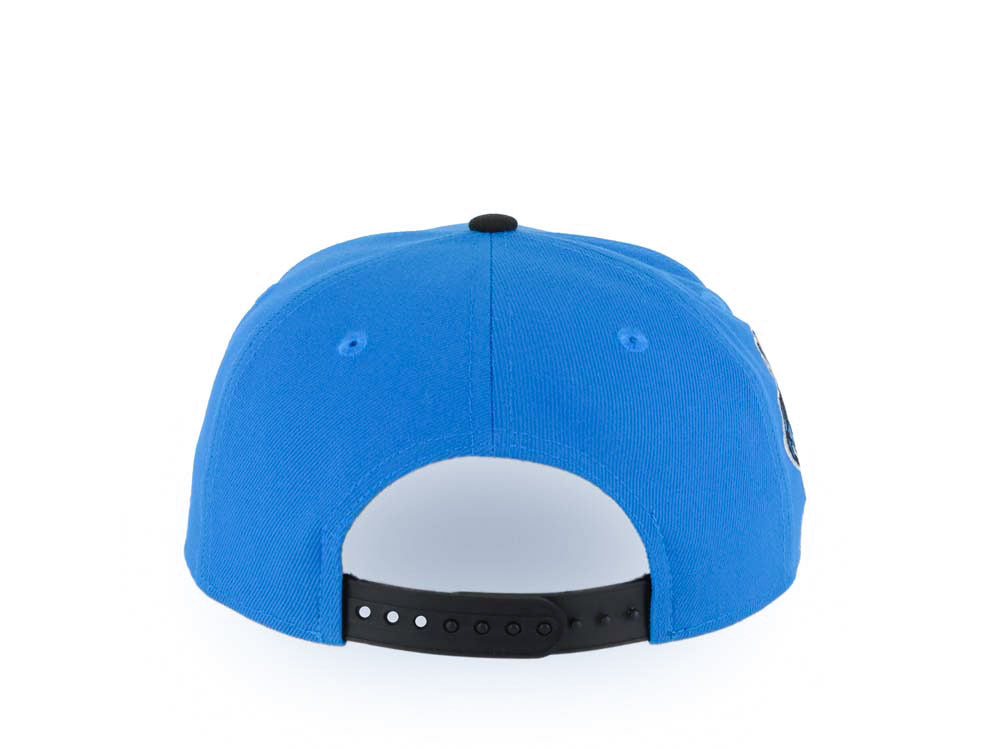 Los Angeles Dodgers New Era MLB 9FORTY 940 Adjustable A-Frame Cap Hat Cardinal Blue Crown Black Visor Black/White Logo Stadium Side Patch