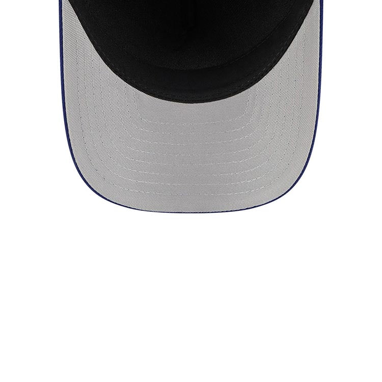Los Angeles Dodgers New Era MLB 9FORTY 940 M-Crown Adjustable A-Frame Cap Hat Dark GreenCrown Royal Blue Visor Yellow/White Star Logo