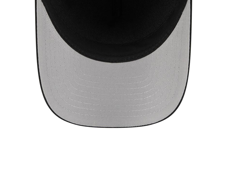 Chicago White Sox New Era MLB 9FORTY 940 M-Crown Adjustable A-Frame Cap Hat Dark Green Crown Black Visor Team Color Logo