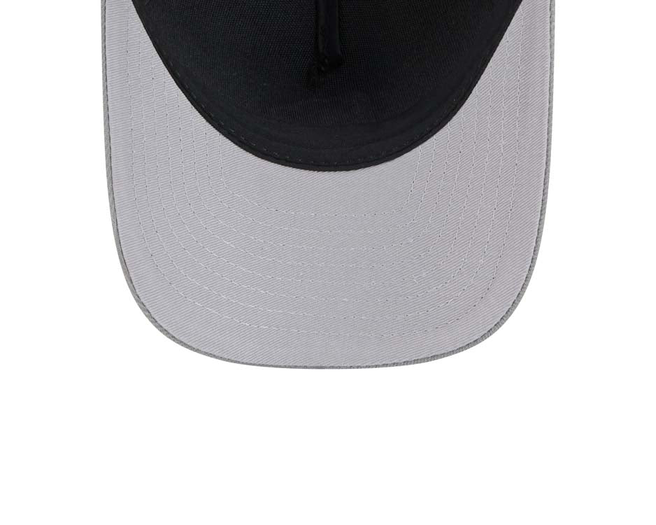 San Diego Padres New Era MLB 9FORTY 940 Adjustable A-Frame Trucker/Mesh Cap Hat Gray Crown Gray Visor Gray Logo (Color Pack)