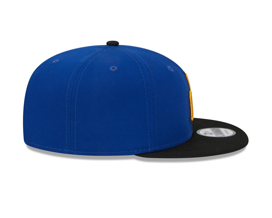 Seattle Mariners New Era MLB 9FIFTY 950 Snapback Cap Hat Royal Blue Crown Black Visor Yellow/Black Logo (City Connect)
