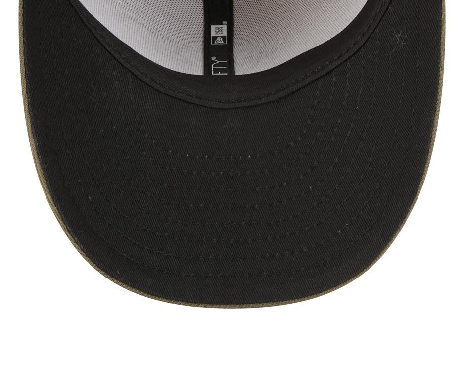 Houston Astros New Era MLB 59FIFTY 5950 Fitted Cap Hat White Camo Crown Olive Green Visor White/Black Logo (2025 Armed Forces Day)