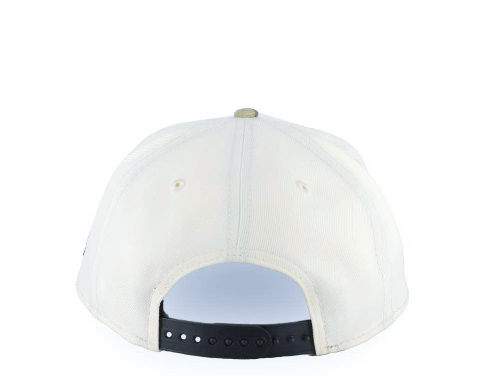 San Diego Padres New Era MLB 9FORTY 940 Adjustable A-Frame Cap Hat Cream Crown Real Tree Edge Camo Visor Black Logo