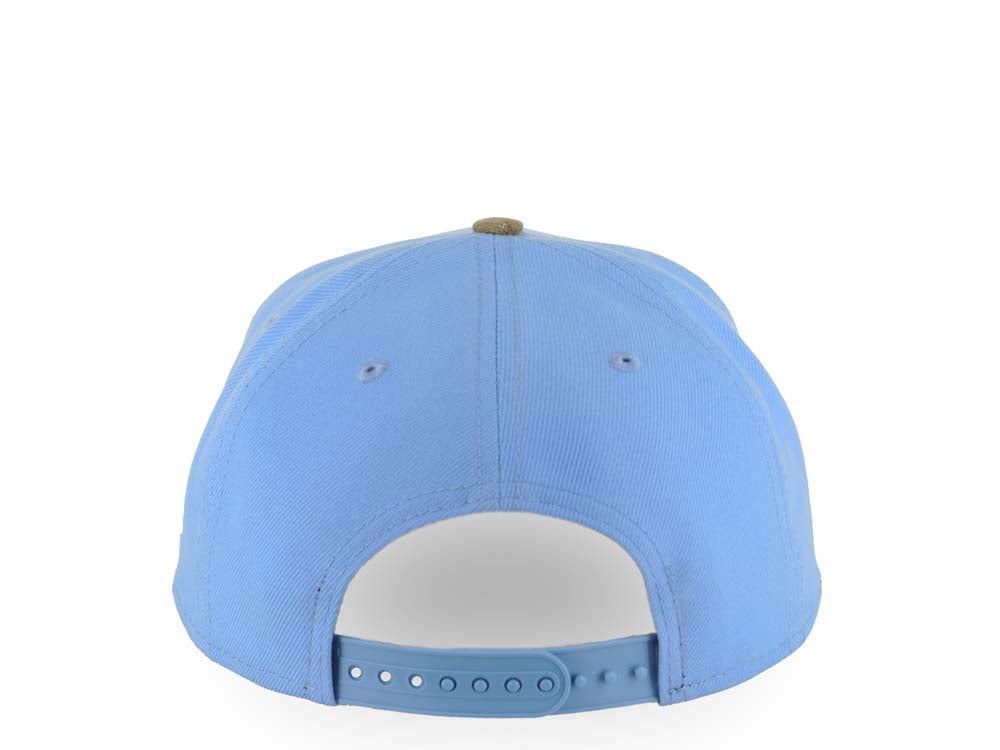 San Diego Padres New Era MLB 9FORTY 940 Adjustable A-Frame Cap Hat Sky Blue Crown Real Tree Edge Camo Visor White Logo Gray UV