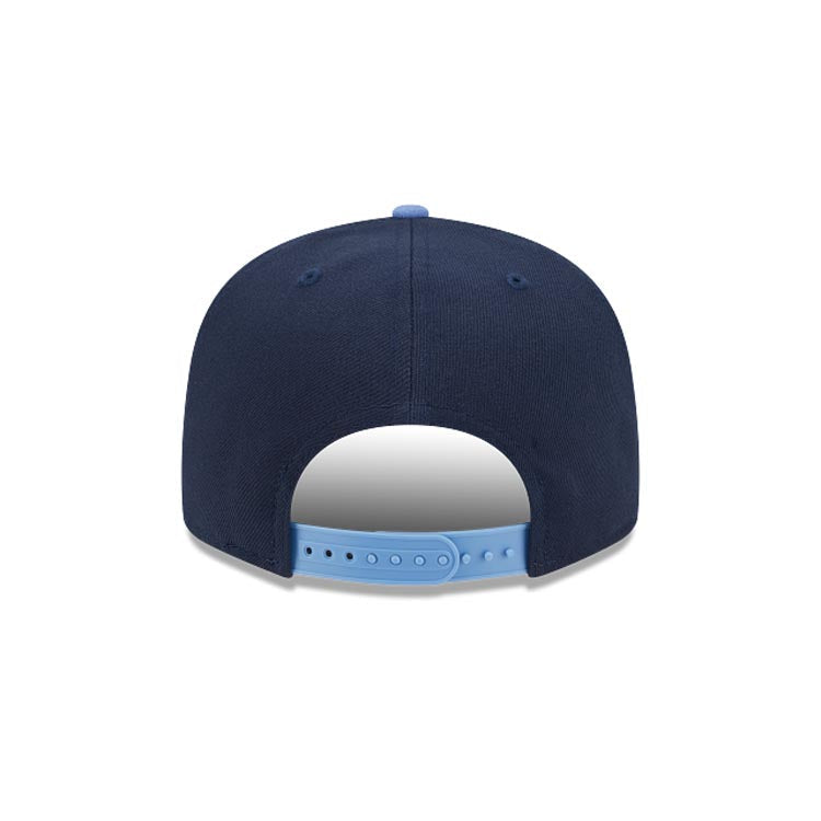 Los Angeles Dodgers New Era MLB 9FIFTY 950 Snapback Cap Hat Navy Blue Crown Dark Sky Blue Visor Team Color Logo (2024 City Connect)