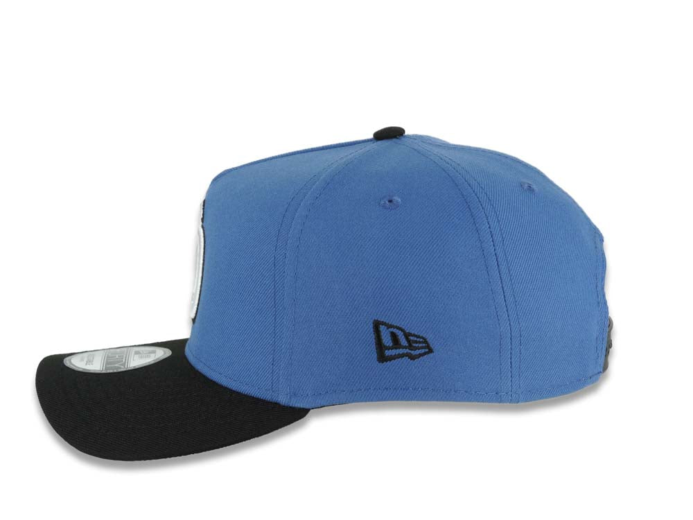 San Diego Padres New Era MLB 9FORTY 940 Adjustable A-Frame Cap Hat Blue Crown Black Visor White/Black Logo 40th Anniversary Side Patch