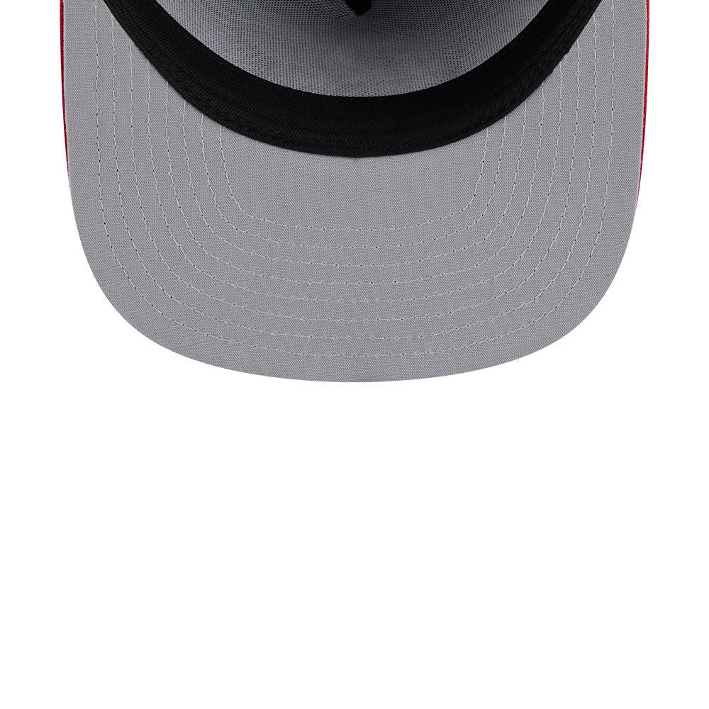USA New Era WBC World Baseball Classic 9FIFTY 950 Snapback A-Frame Cap Hat Navy Blue Crown Red Visor Team Color Logo USA Flag Side Patch
