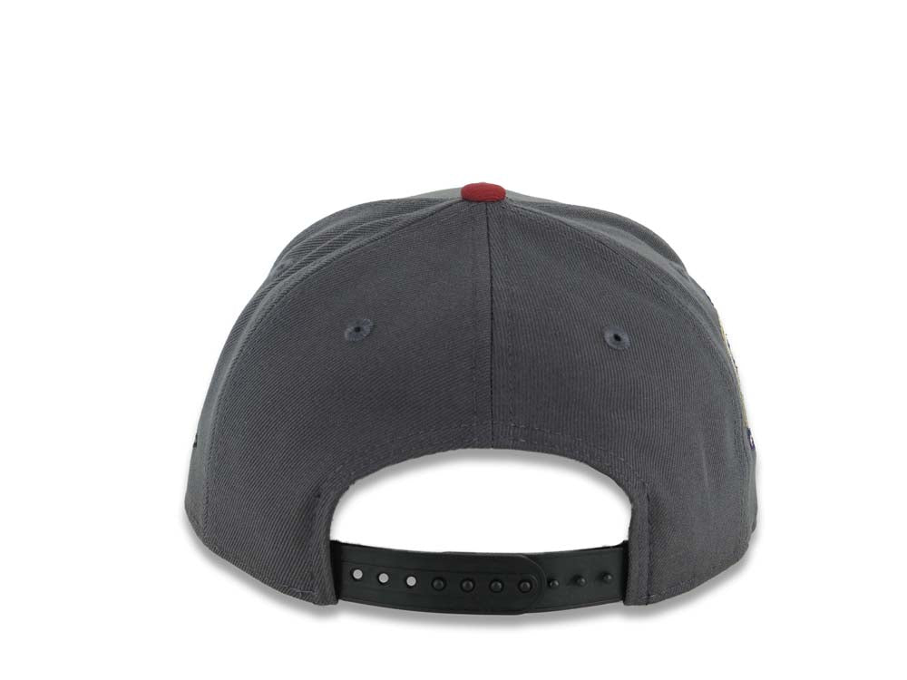 San Diego Padres New Era MLB 9FORTY 940 A-Frame Adjustable Cap Hat Dark Gray Crown Black Visor White Logo 40th Anniversary Side Patch
