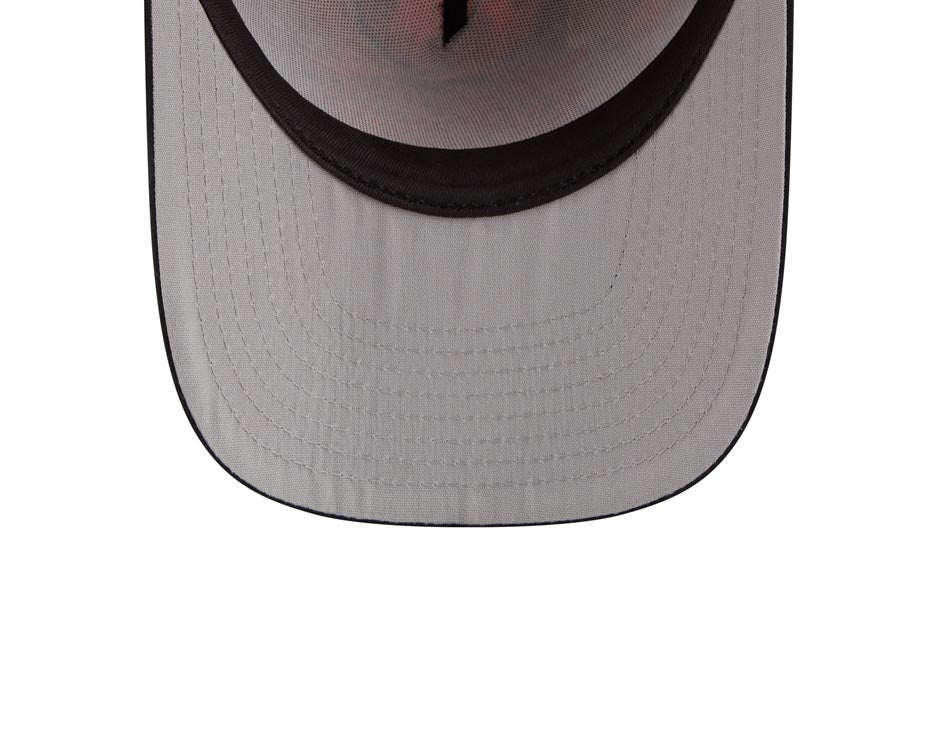 San Diego Padres New Era MLB 9FIFTY 950 A-Frame Snapback Cap Hat Leaves Camo Crown Black Visor Black/Orange Logo 50th Anniversary Side Patch