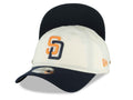San Diego Padres New Era MLB 9TWENTY 920 Adjustable Cap Hat Chrome White Crown Navy Blue Visor Orange/Navy Logo (2026 City Connect 2.0)