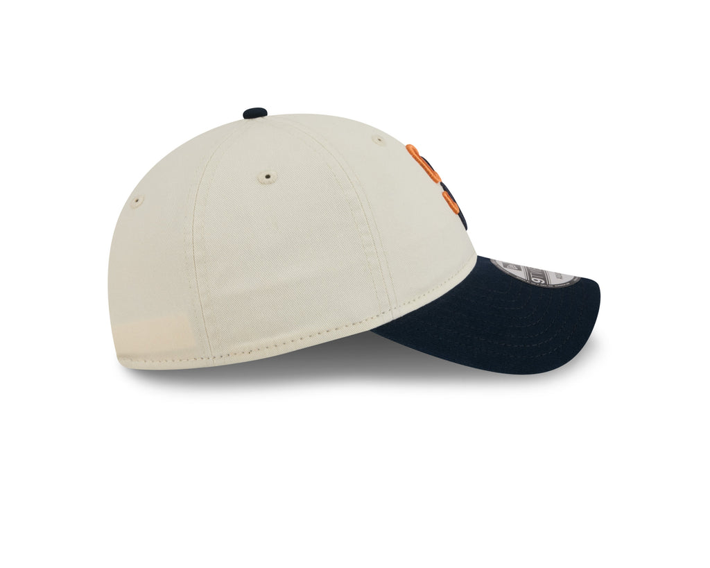 San Diego Padres New Era MLB 9TWENTY 920 Adjustable Cap Hat Chrome White Crown Navy Blue Visor Orange/Navy Logo (2026 City Connect 2.0)