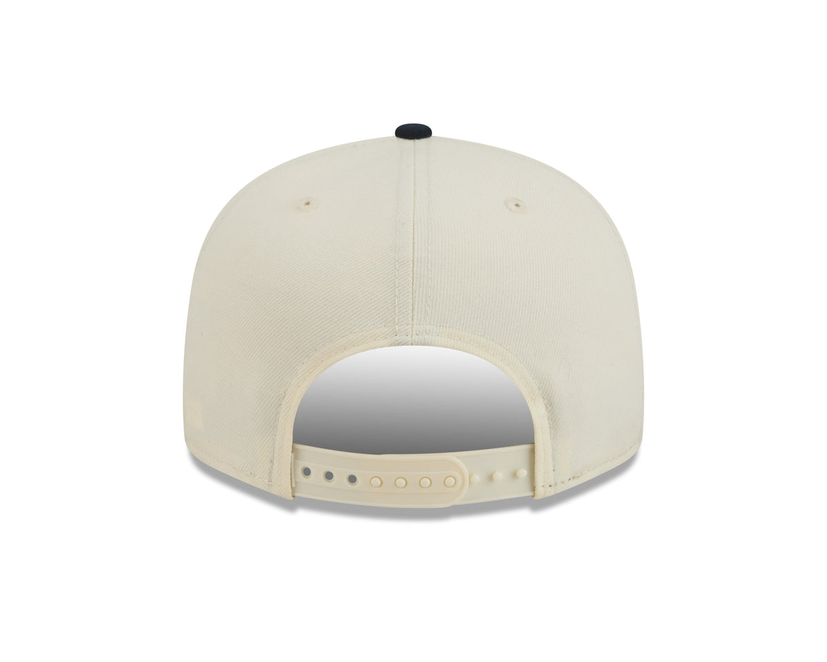(Youth) San Diego Padres New Era MLB 9FIFTY 950 Kid Snapback Cap Hat Chrome White Crown Navy Blue Visor Orange/Navy Blue (2026 City Connect 2.0)