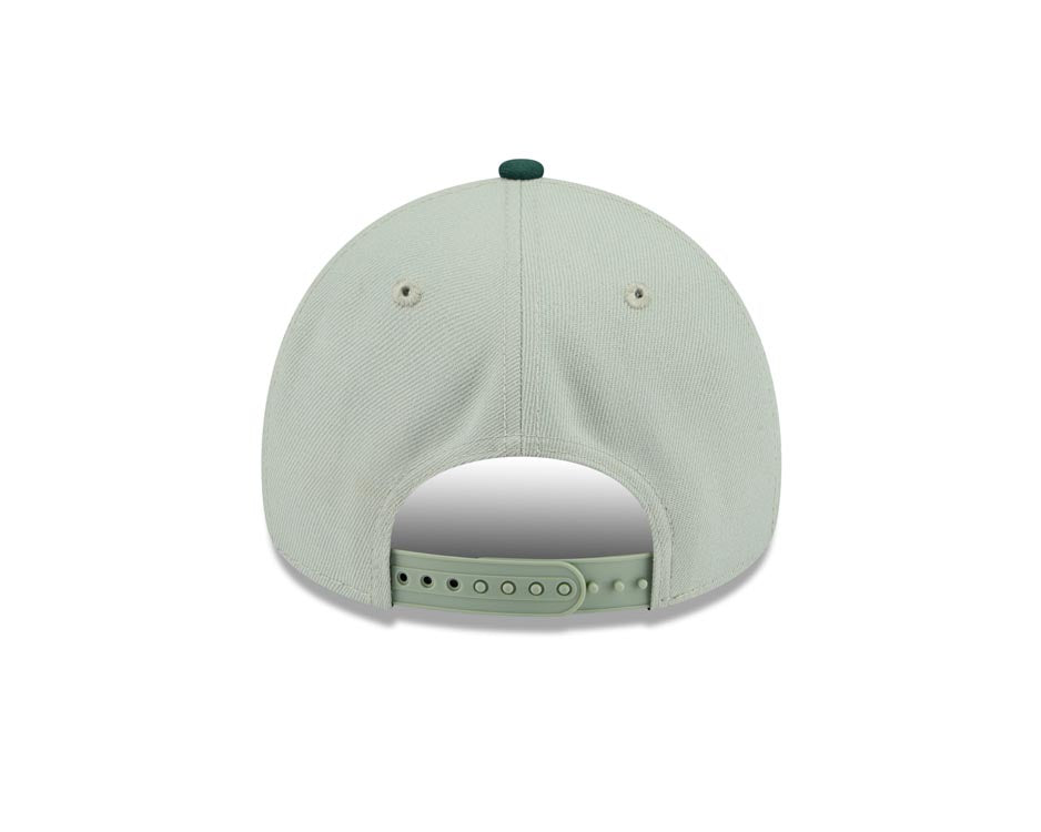 Dominican Republic New Era WBC 9FORTY 940 Adjustable A-Frame Cap Hat Pistachio Green Crown Green Visor Green/Pink Logo