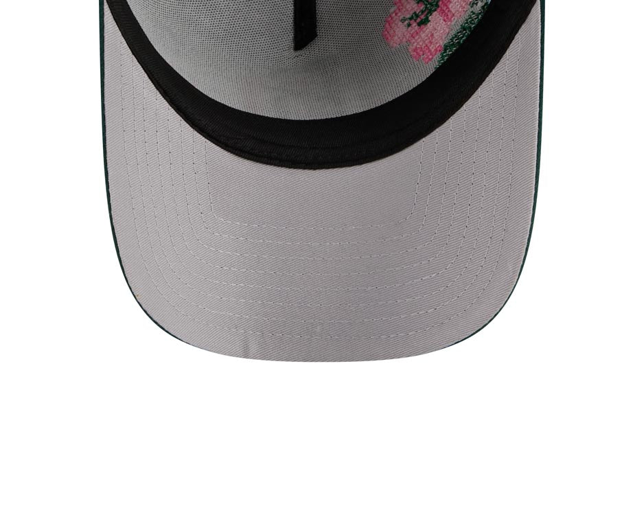 Dominican Republic New Era WBC 9FORTY 940 Adjustable A-Frame Cap Hat Pistachio Green Crown Green Visor Green/Pink Logo