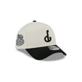 Philadelphia Phillies New Era MLB 9FORTY 940 Adjustable A-Frame Cap Cream Crown Black Visor Black Upside Down 2008 World Series Champions Side Patch