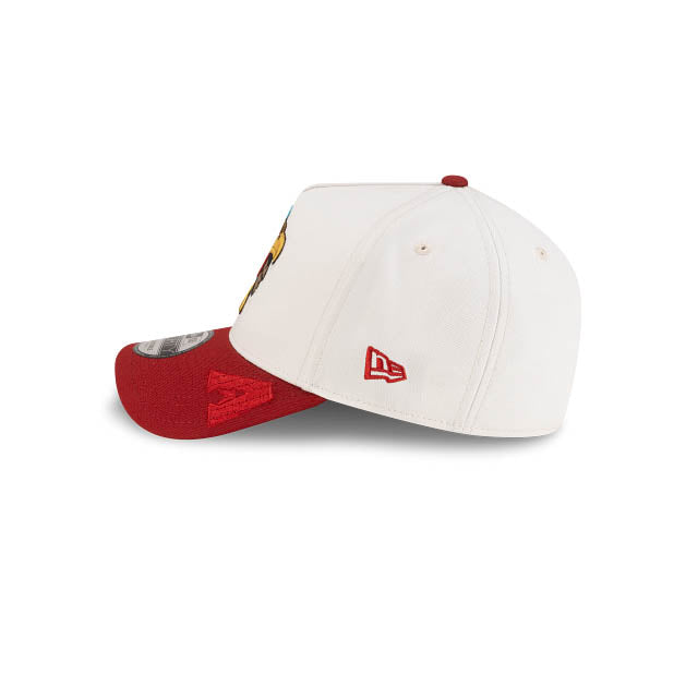 Arizona Diamondbacks New Era MLB 9FORTY 940 Adjustable A-Frame Cap Cream Crown Maroon Visor Team Logo 2026 World Tour Mexico City Series Side Patch