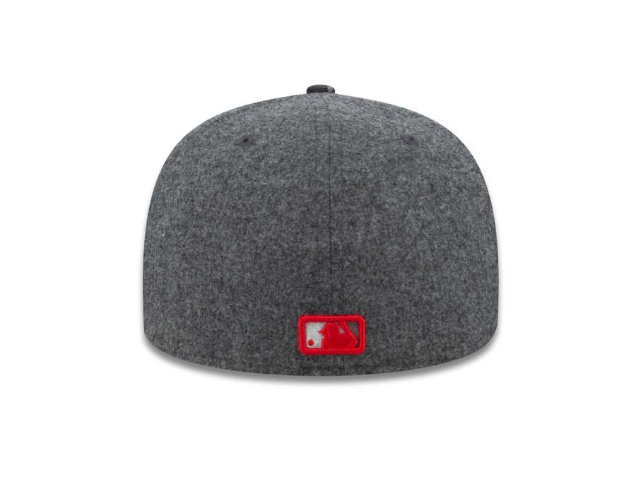 Los Angeles Dodgers New Era MLB 59FIFTY 5950 Fitted Cap Hat Melton Dark Gray Crown Urban Camo Visor Dark Gray/Red Logo