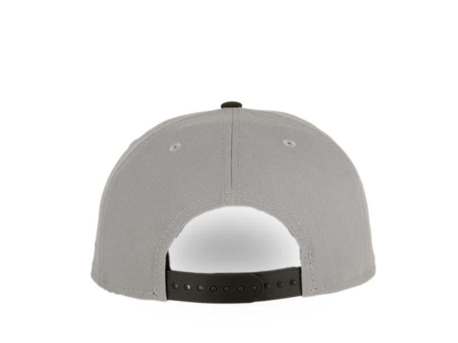 San Diego Padres New Era MLB 9Fifty 950 Snapback Cap Hat Gray Crown Brown Visor Brown/Gold/White Friar Logo