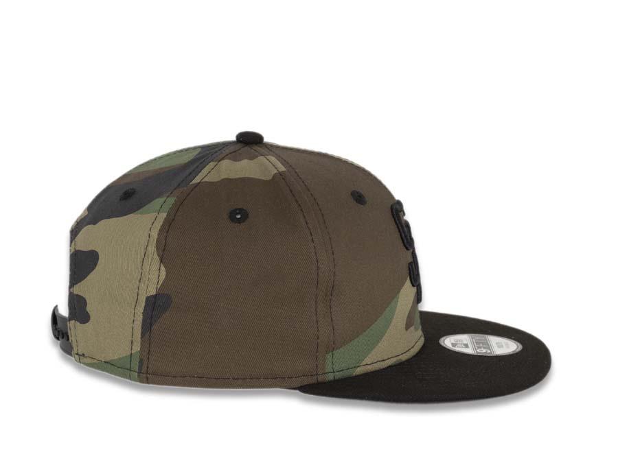 (Youth) San Diego Padres New Era MLB 9FIFTY 950 Kid Snapback Cap Hat Camo Crown Black Visor Black Logo