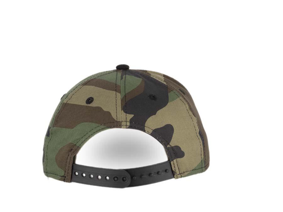 (Youth) San Diego Padres New Era MLB 9FIFTY 950 Kid Snapback Cap Hat Camo Crown Black Visor Black Logo