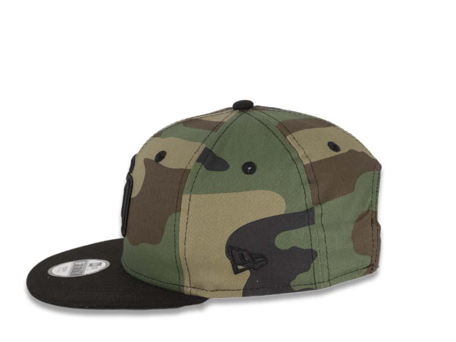 (Youth) San Diego Padres New Era MLB 9FIFTY 950 Kid Snapback Cap Hat Camo Crown Black Visor Black Logo