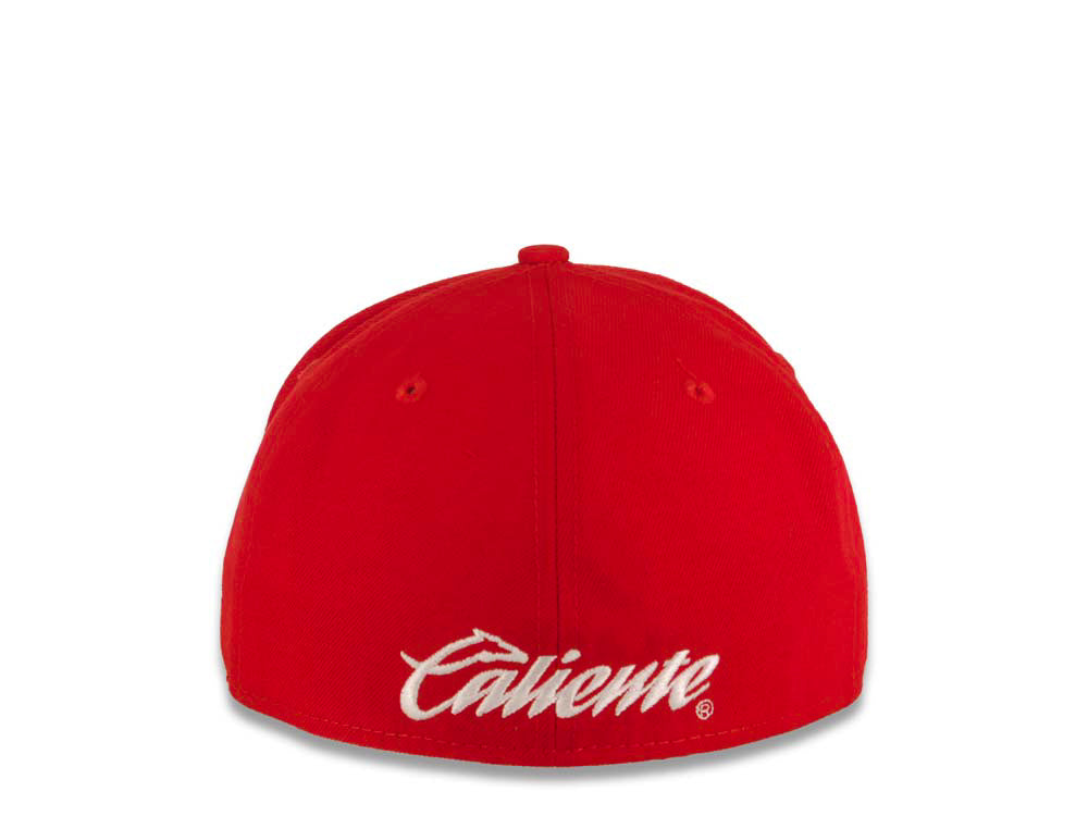 Xolos de Tijuana New Era Liga MX 59FIFTY 5950 Fitted Cap Hat Red Crown Black Visor Team Color Logo