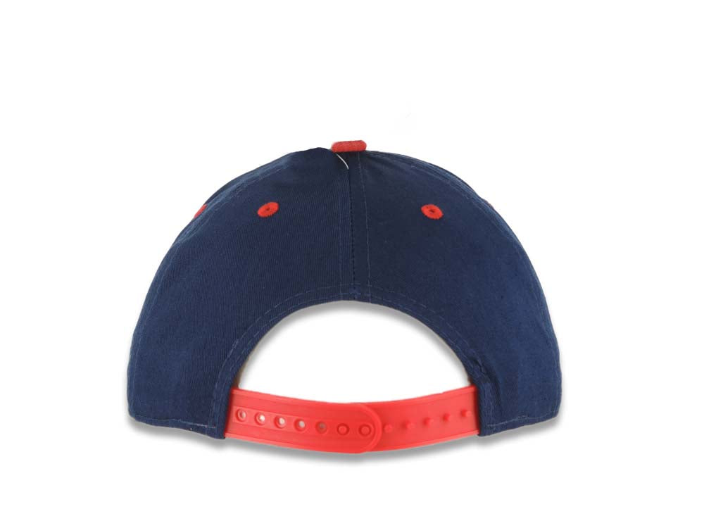 (Youth) Chivas De Guadalajara Liga MX 59FIFTY 5950 Kid Fitted Cap Hat Navy Blue Crown Red Visor Team Color Logo