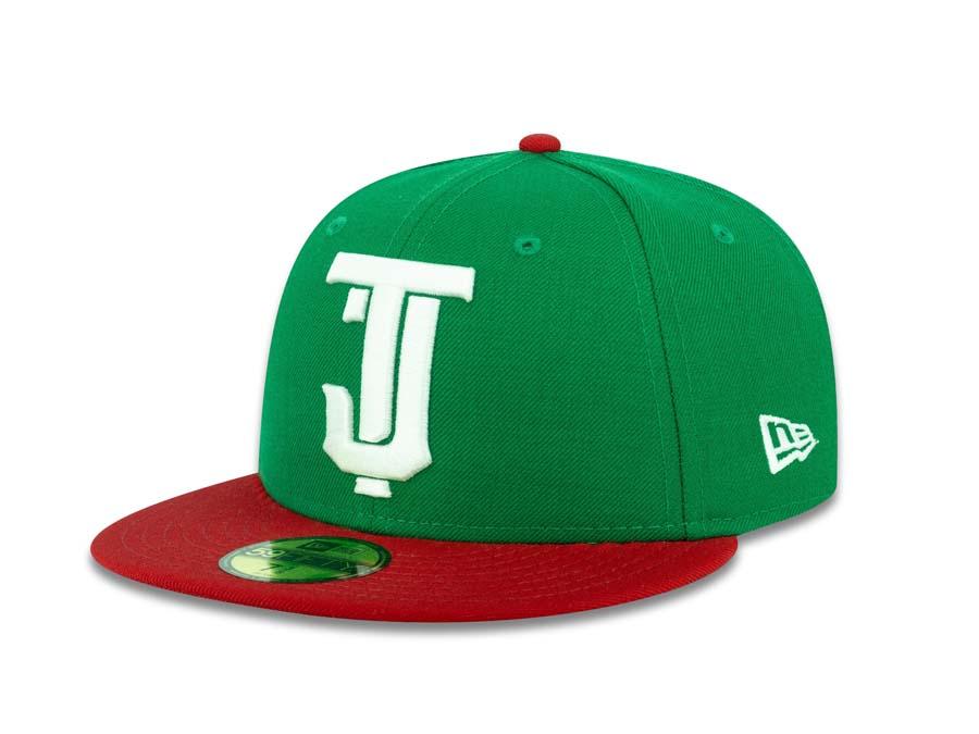 Toros de Tijuana New Era LMB 59FIFTY 5950 Fitted Cap Hat Green Crown Red Visor White Logo
