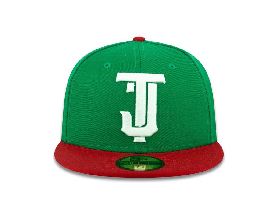 Toros de Tijuana New Era LMB 59FIFTY 5950 Fitted Cap Hat Green Crown Red Visor White Logo