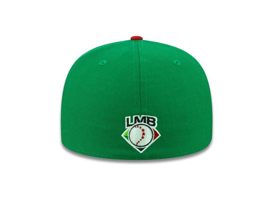 Toros de Tijuana New Era LMB 59FIFTY 5950 Fitted Cap Hat Green Crown Red Visor White Logo