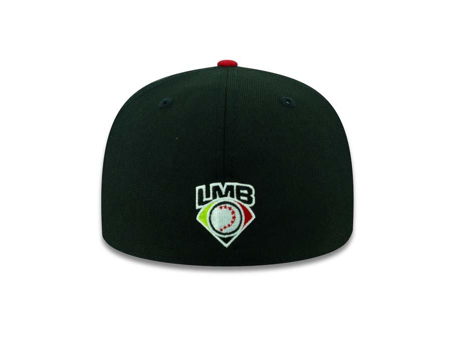 Toros de Tijuana New Era LMB 59FIFTY 5950 Fitted Cap Hat Black Crown Red Visor Red/White Logo